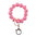Wholesale  Creative DIY Valentine's Day Wooden Beads Beaded Bracelet Keychain