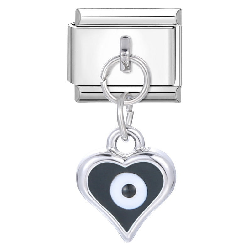 Wholesale Italian Beaded Bracelet 9mm DIY Splicing Removable Stainless Steel Combinable Bracelet