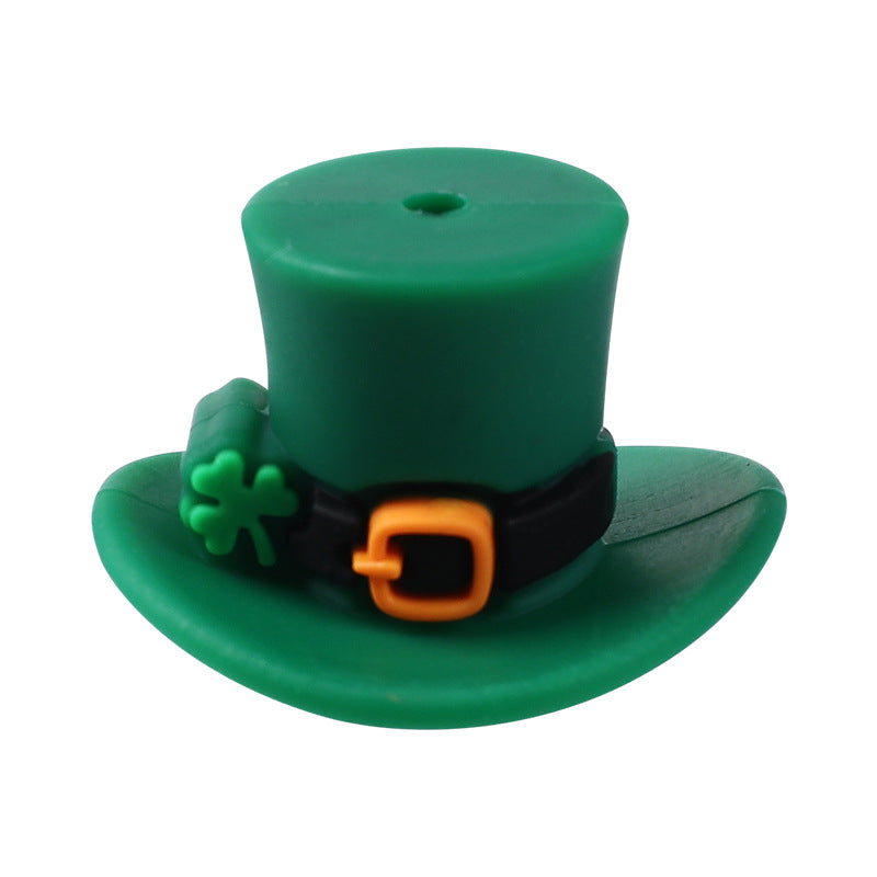 Wholesale 20pcs St. Patrick's Day Four Leaf Clover Focal Beads DIY Bead Accessories ACC-BDS-RongFa059