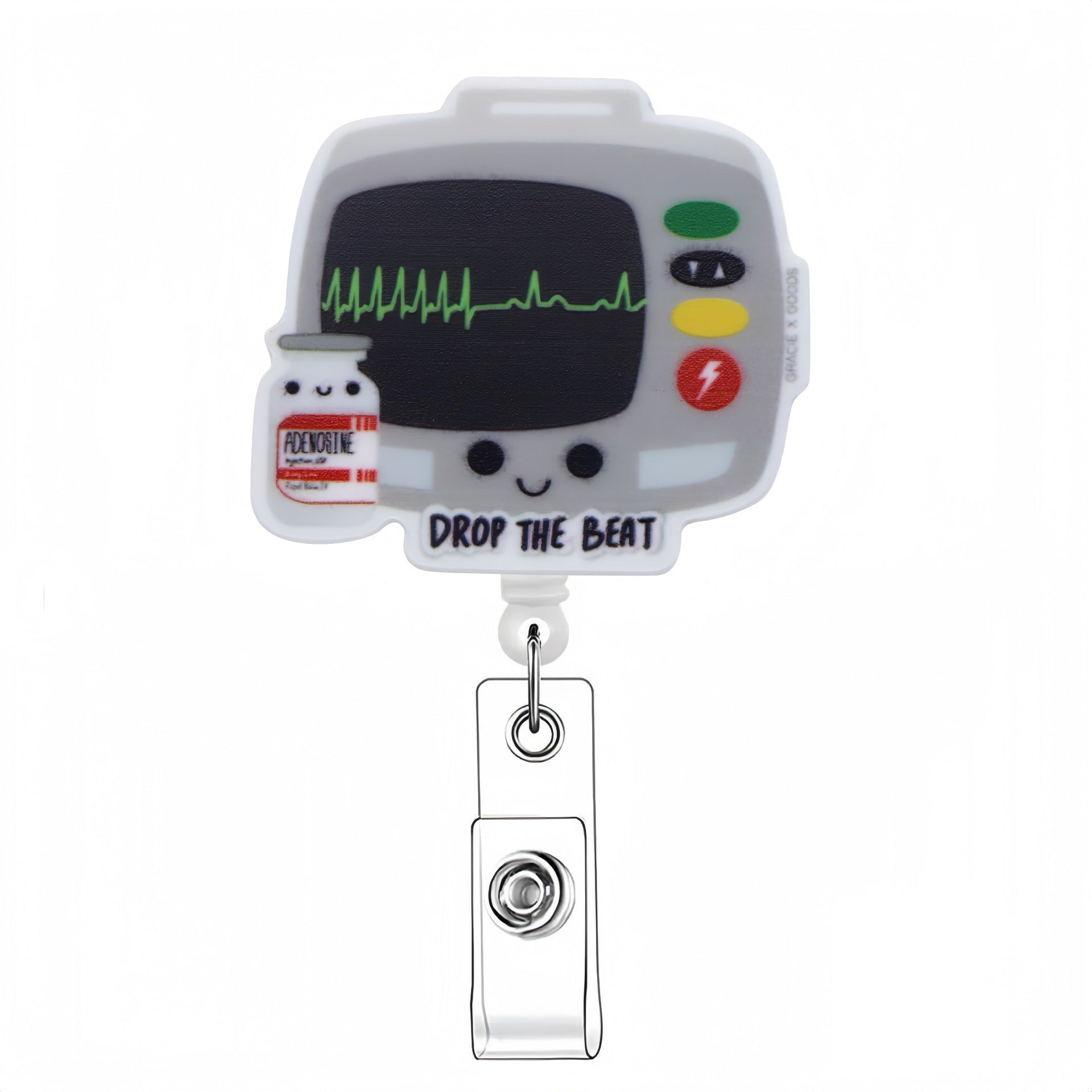 Wholesale Doctor Nurse Acrylic Badge Reels Keychains