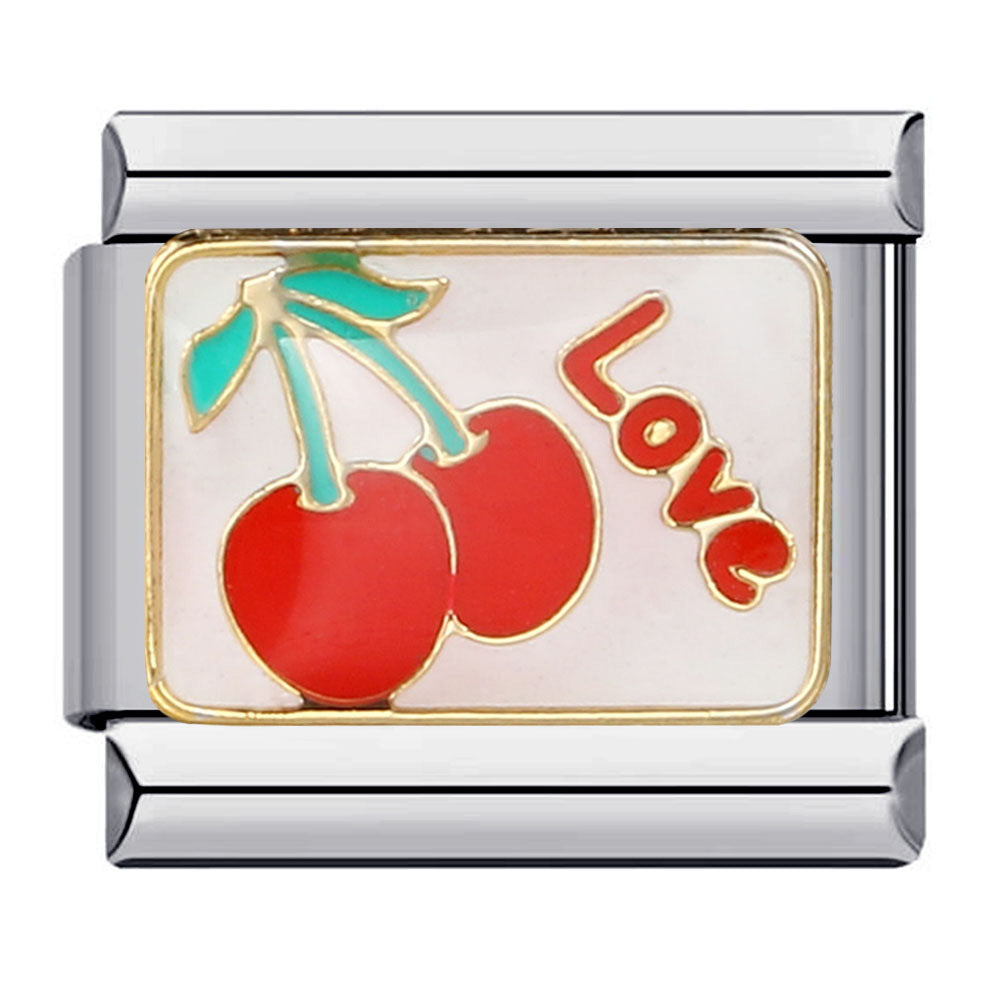 Wholesale 2PCS 9mm Italian Charm Starter Bracelets DIY square Single Section Creative Stainless Steel Composable Bracelet