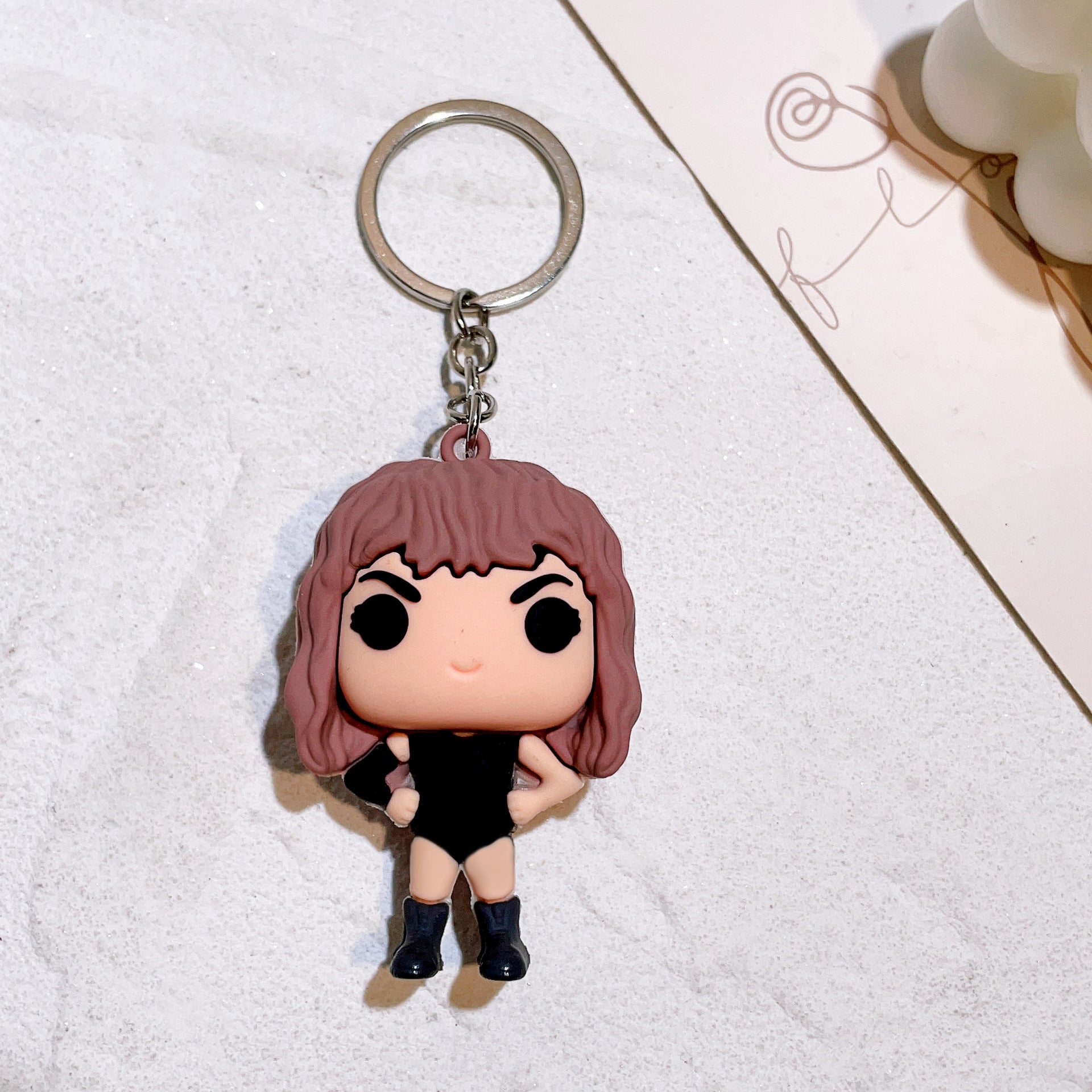 Wholesale Cartoon PVC Soft Glue Cute Keychain ACCVIP-KC-QiWei002