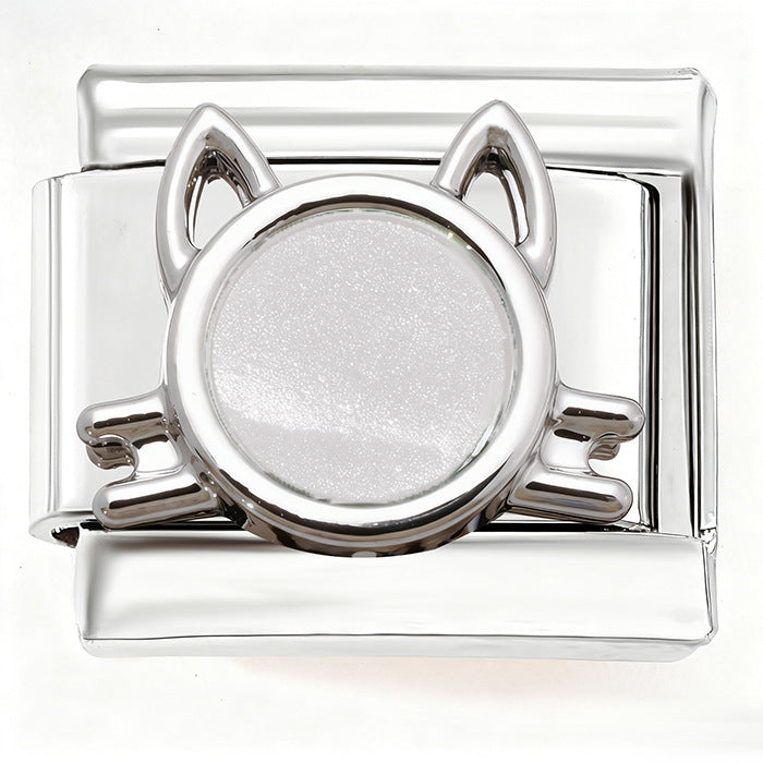 Wholesale Italian modular  DIYsingle color high gloss sparkly bracelet