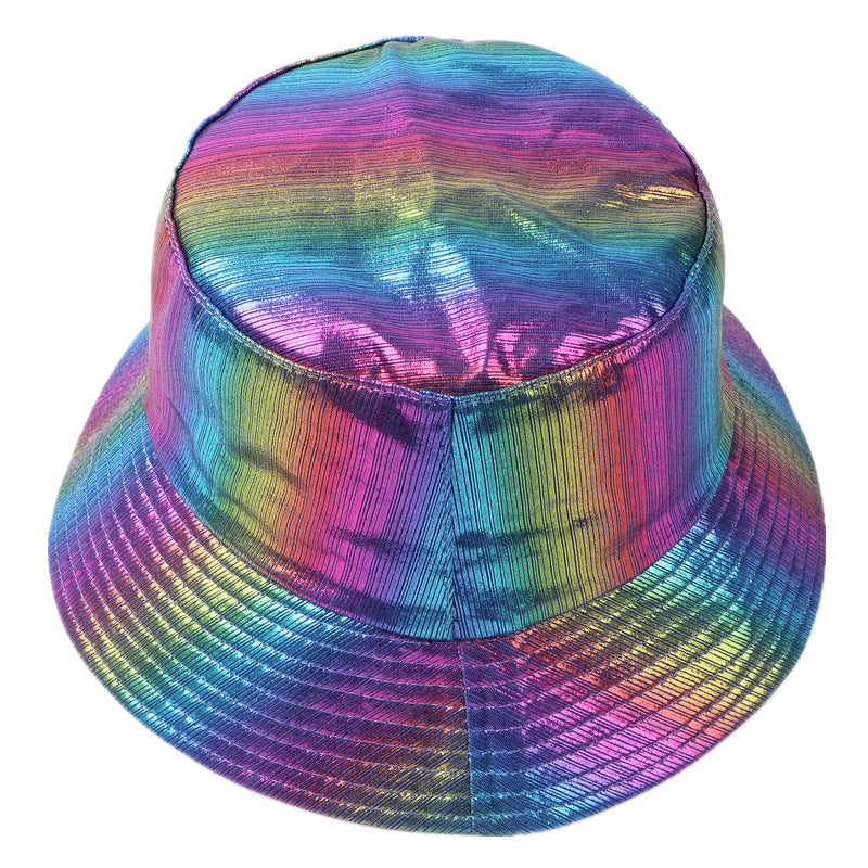 Wholesale  PU Leather Color Fisherman Hat Bucket Hat