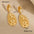 Wholesale  stainless steel gold plated mosquito disc earrings