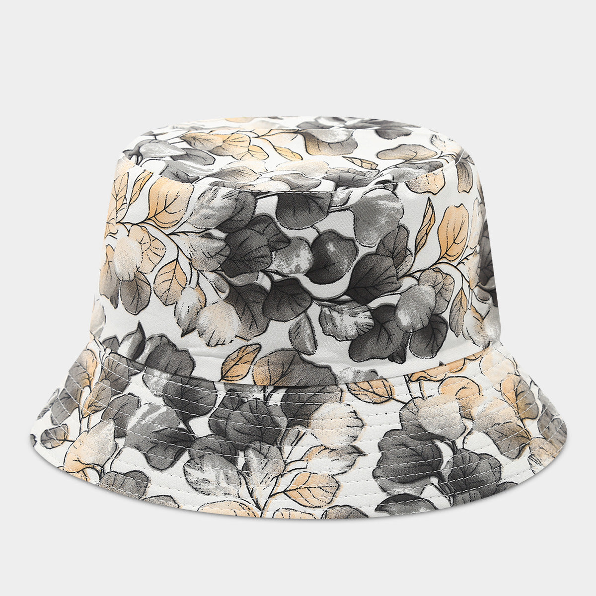 Wholesale Double-Sided Fisherman Hat  Flower Pattern Basin Hat
