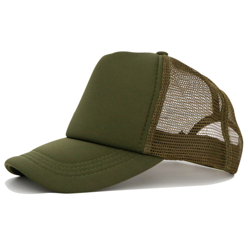 Wholesale Outdoor Solid Color Light Plate Mesh Hat Embroidery Baseball Cap ACC-HT-XiongYing001
