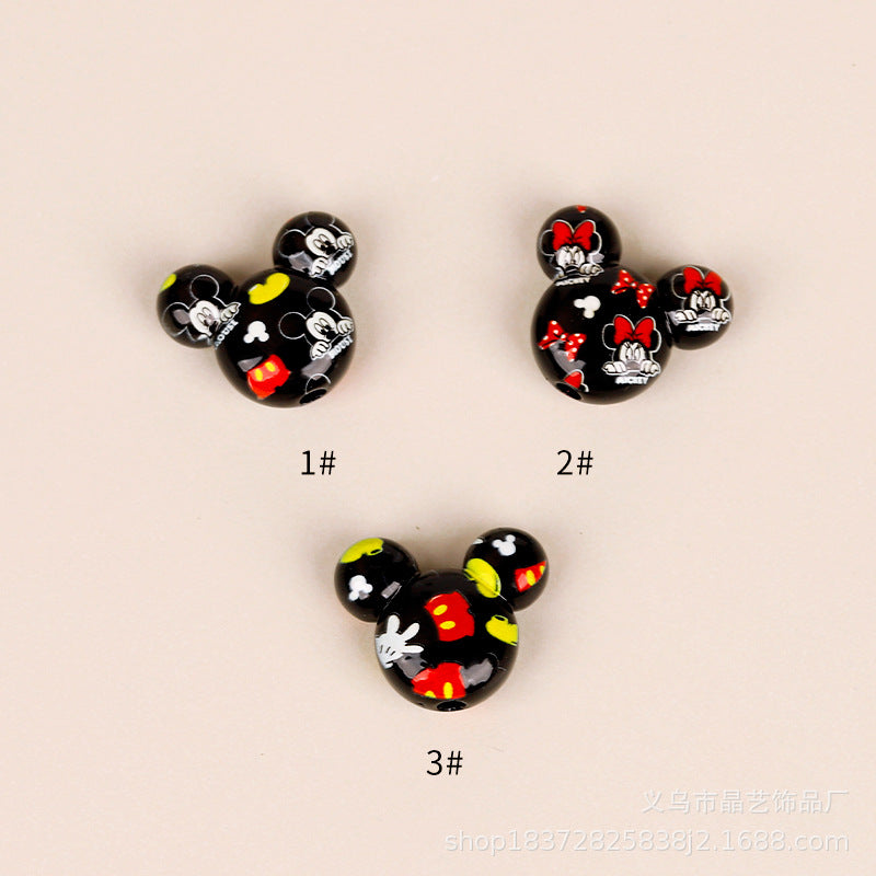 Wholesale random 10pcs Vertical Hole Focal Beads DIY Bead Accessories  ACCVIP