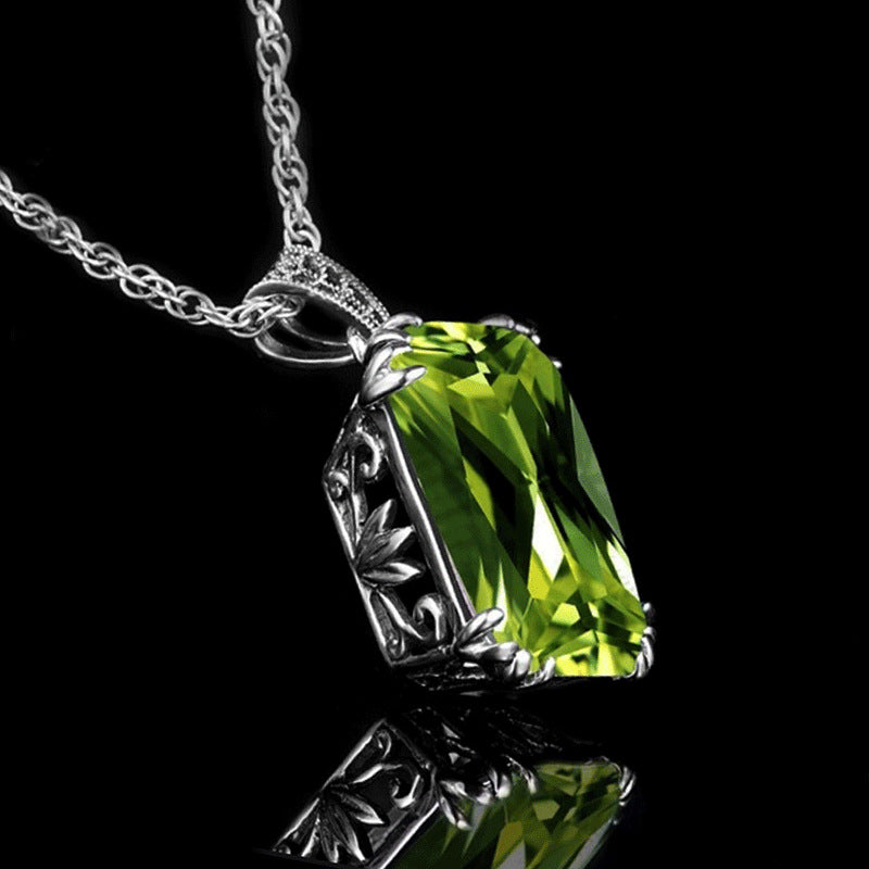 Wholesale  vintage clavicle chain crystal pendant accessories jewelry