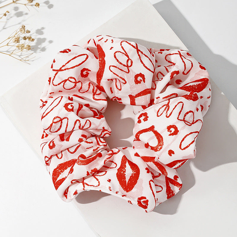 Wholesale fabric Valentine's Day love hair band