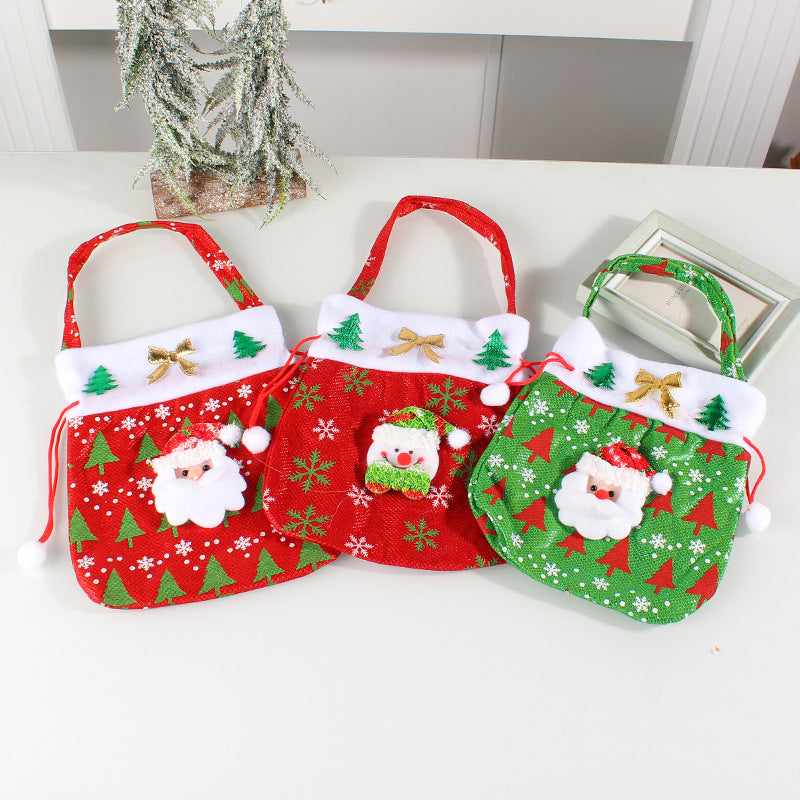 Wholesale Christmas Gift Bag Creative Wedding Decal Handbag Decorations