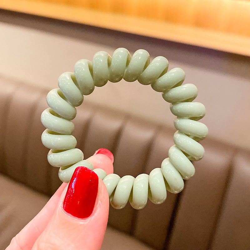 Wholesale 10pcs Candy Color Telephone Cord Hair Scrunchies ACC-HS-Huidi015
