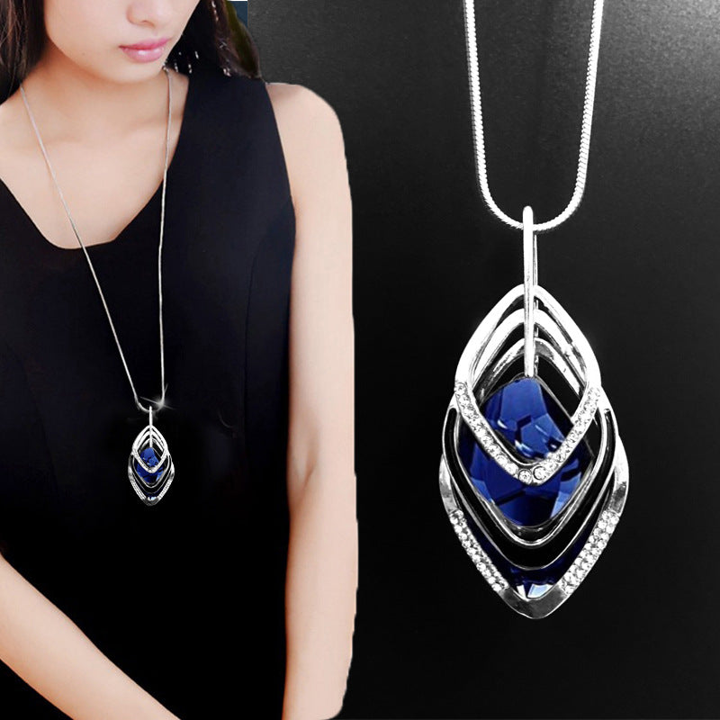 Wholesale sweater chain  luxury long necklace