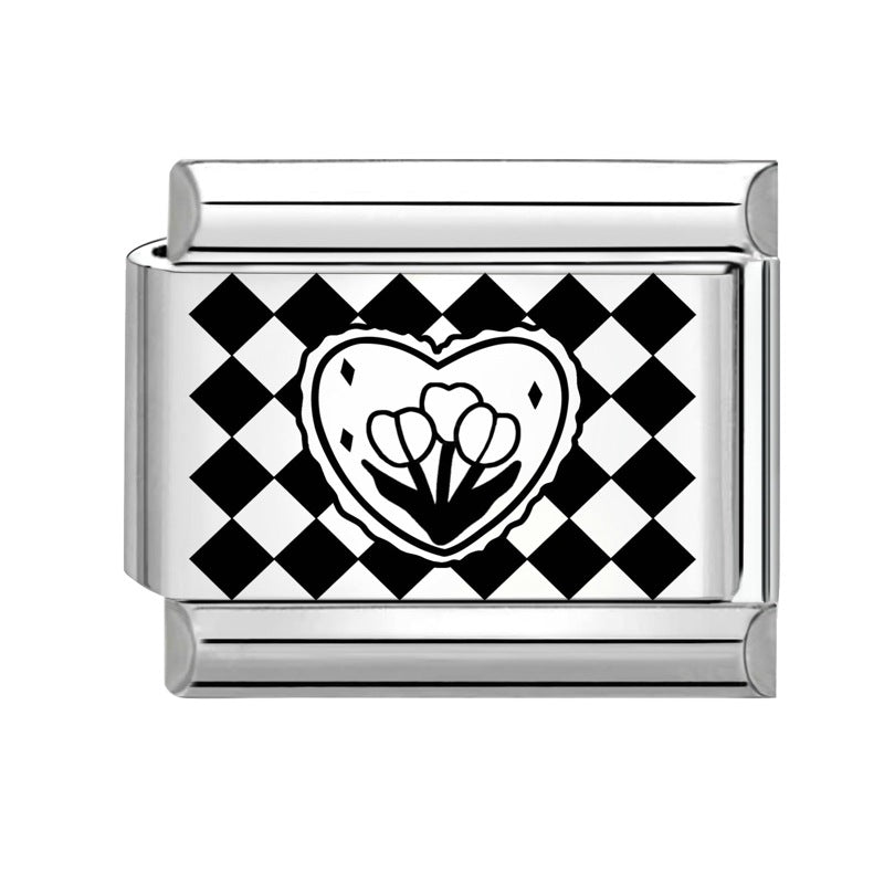 Wholesale Italian Charm Bracelet 9mm DIY Splicing Cute Creative Stainless Steel Composable Bracelet