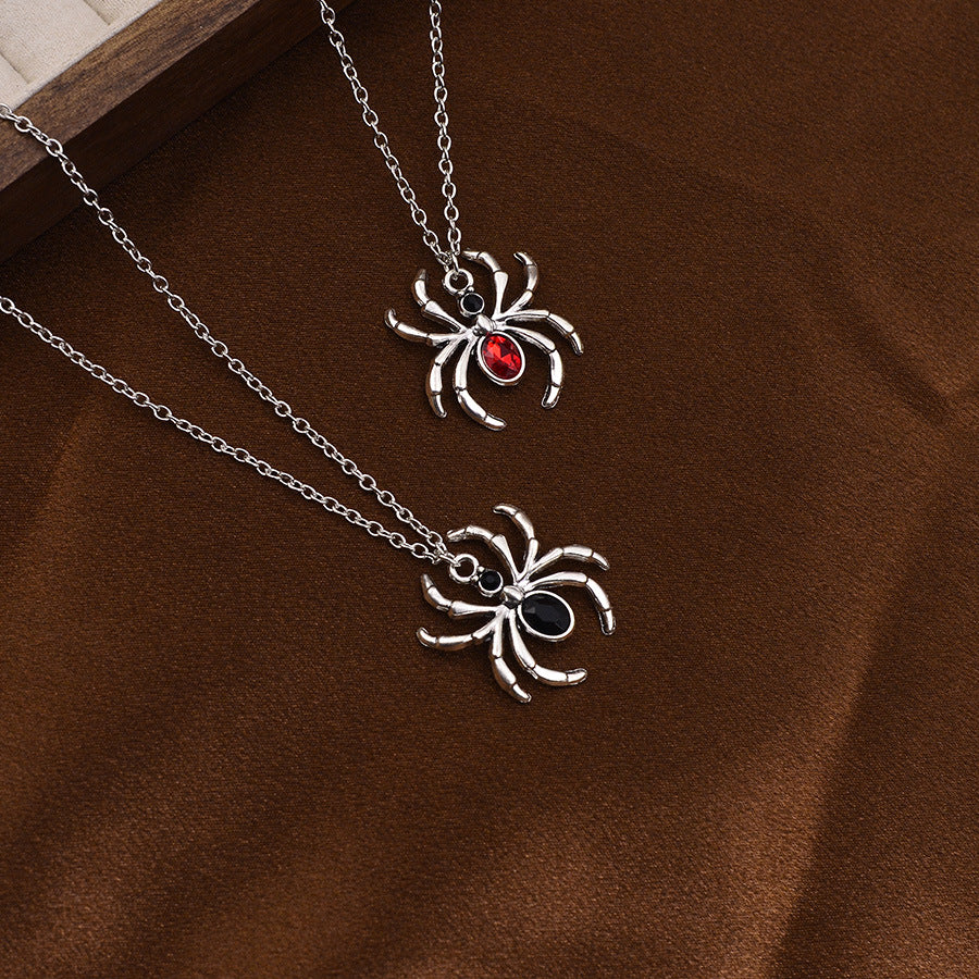 Wholesale Red Gothic  Earrings And Necklace Set Jewelry Accessory Gift For Boutique Resale
