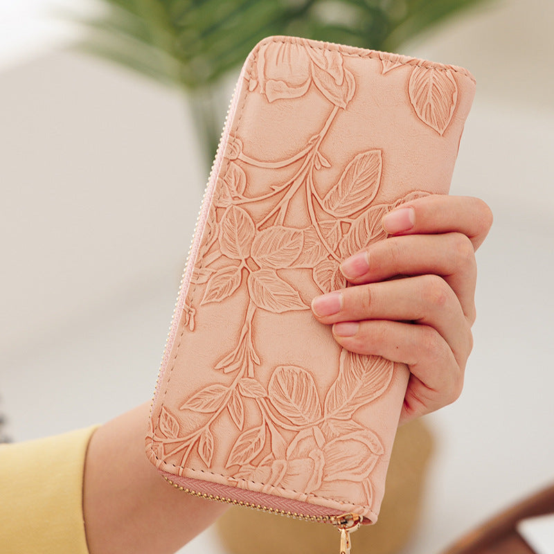 Wholesale Long PU Large Capacity Single Pull Wallet ACC-WT-Kuans004