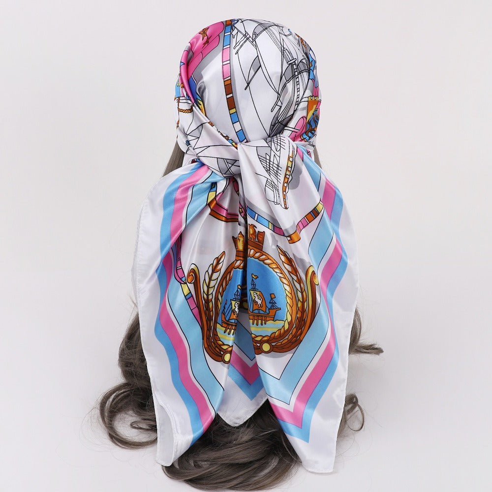 Wholesale 90* 90CM square scarf silk scarf