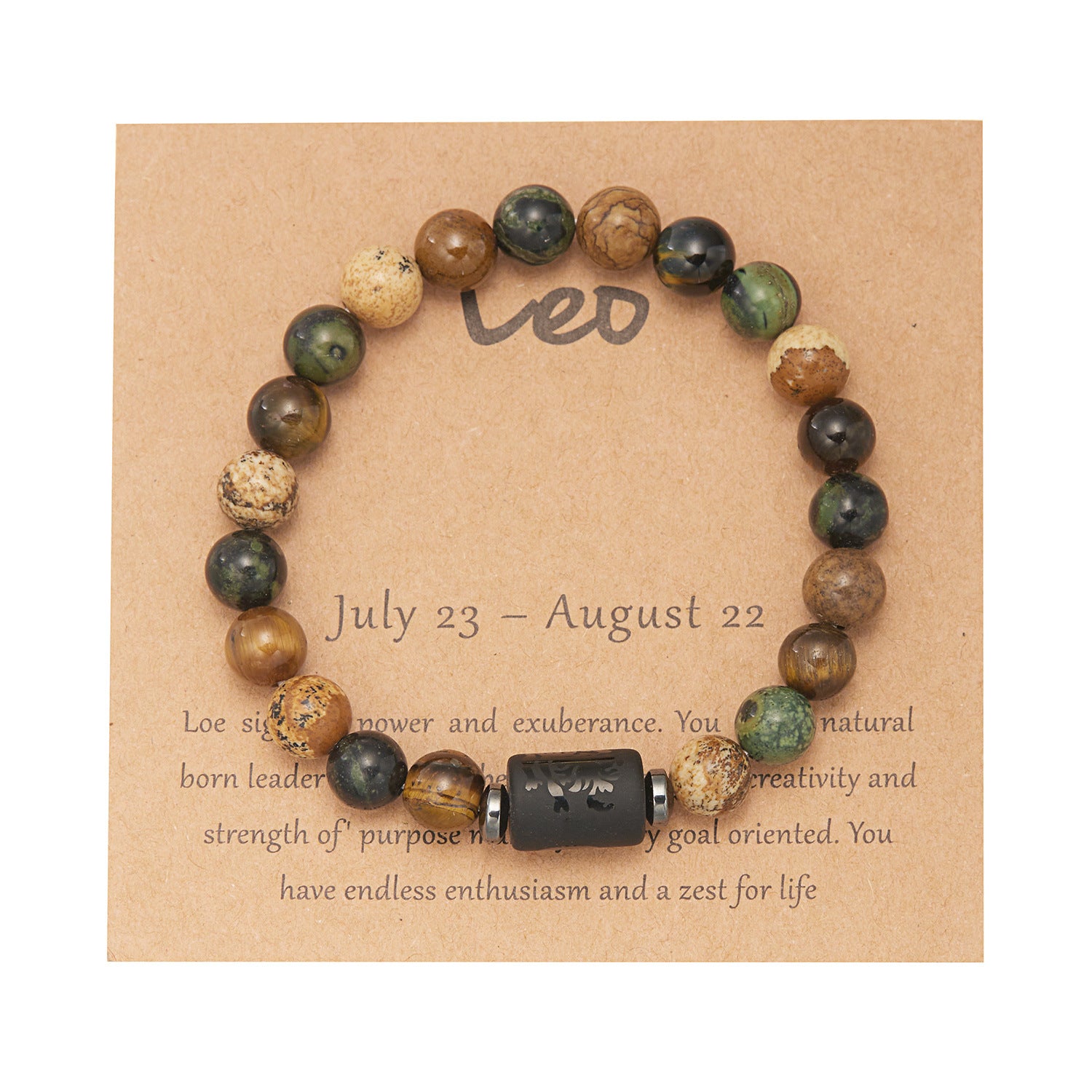 Großhandel Naturstein zwölf Konstellation Perlenarmband