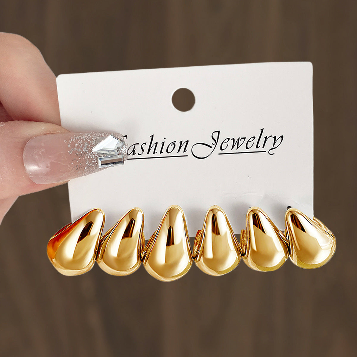 Wholesale Multicolor Earrings suit Personality Exaggerated Water Drops  Earrings
