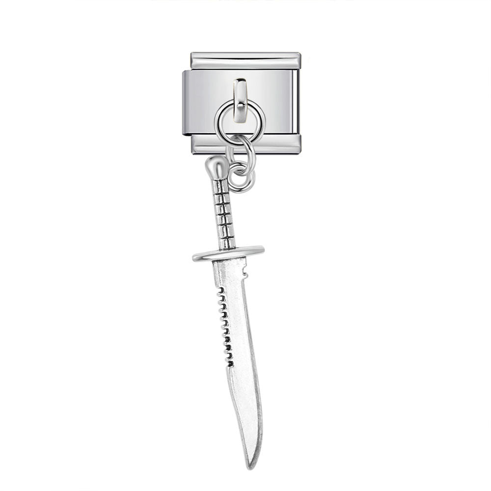 Wholesale 2PCS 9mm Italian Charm Starter Bracelets DIY Tool Shaped Pendant Stainless Steel Composable Bracelet