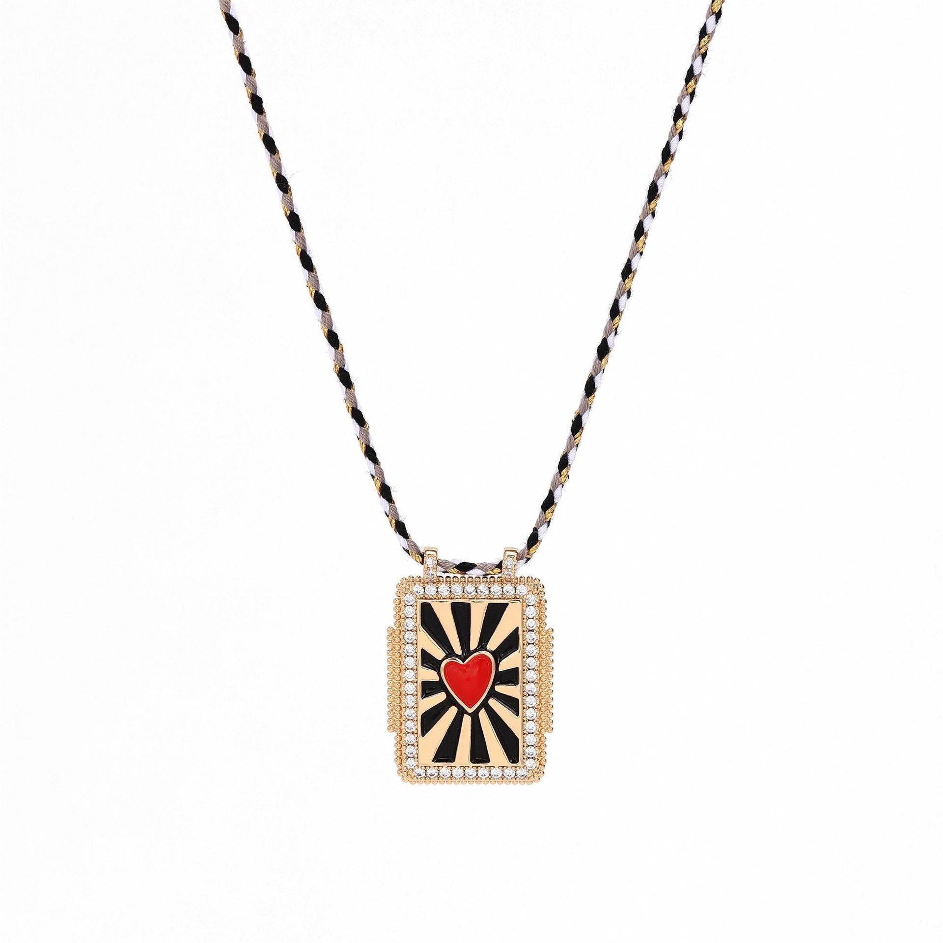 Wholesale Desert Wind Tarot Sun Moon Necklace ACC-NE-XuanChi004