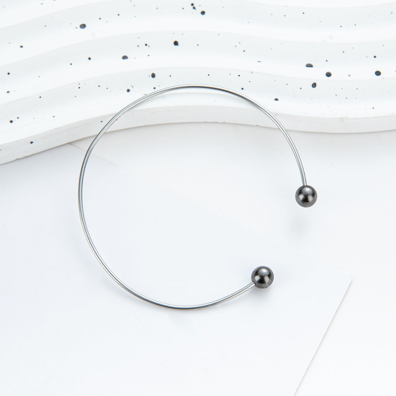 Wholesale Stainless steel Creative DIY Handmade Beaded Bracelet