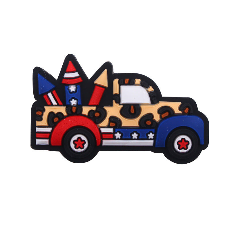 Wholesale  American Independence Day Focal Beads DIY Bead Accessories