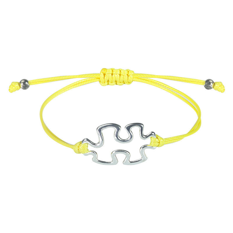 Wholesale Bracelet Puzzle Pendant Hand Ornaments Autistic Wax Rope Hand Rope