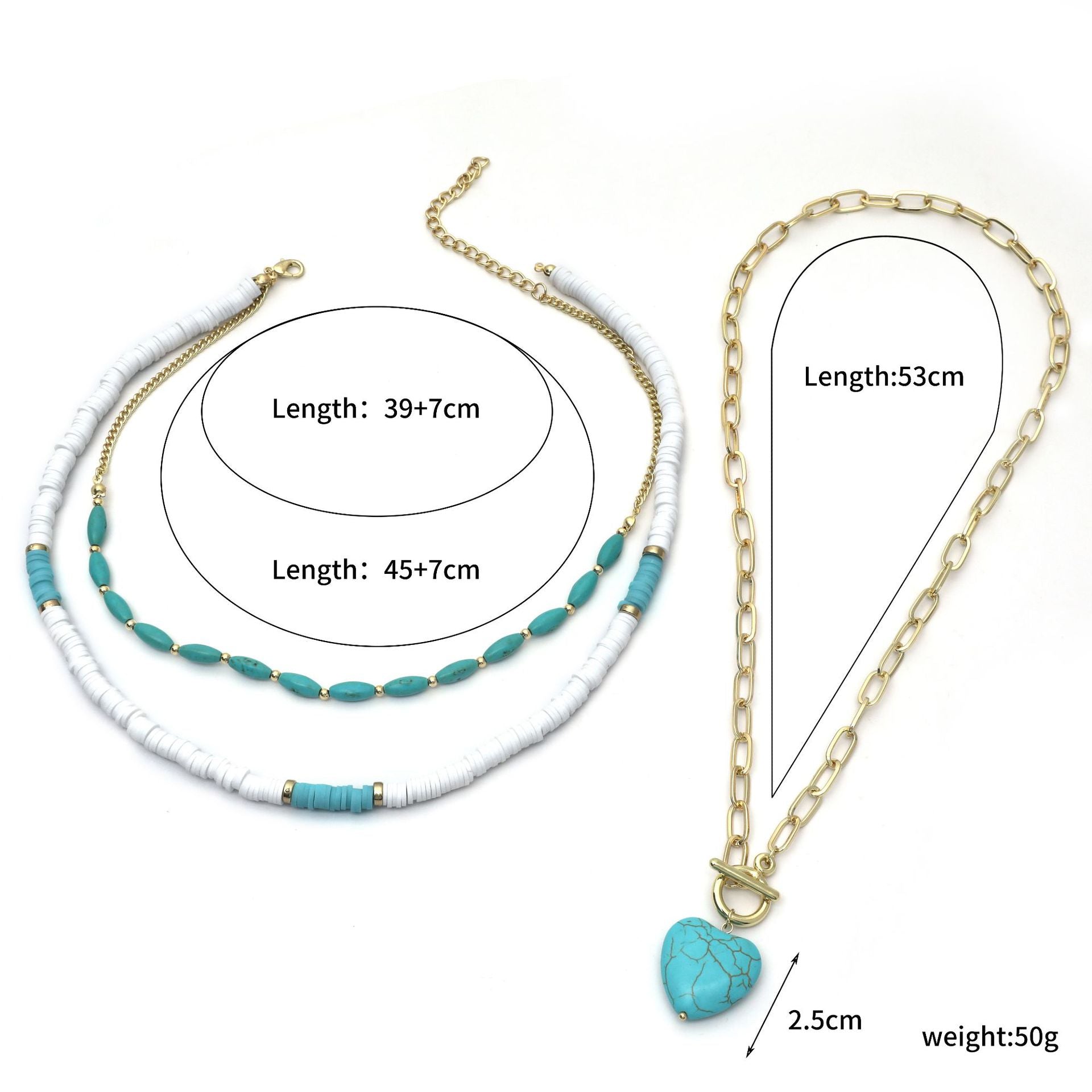 Wholesale Gravel pearl necklace bohemian clavicle jewelry