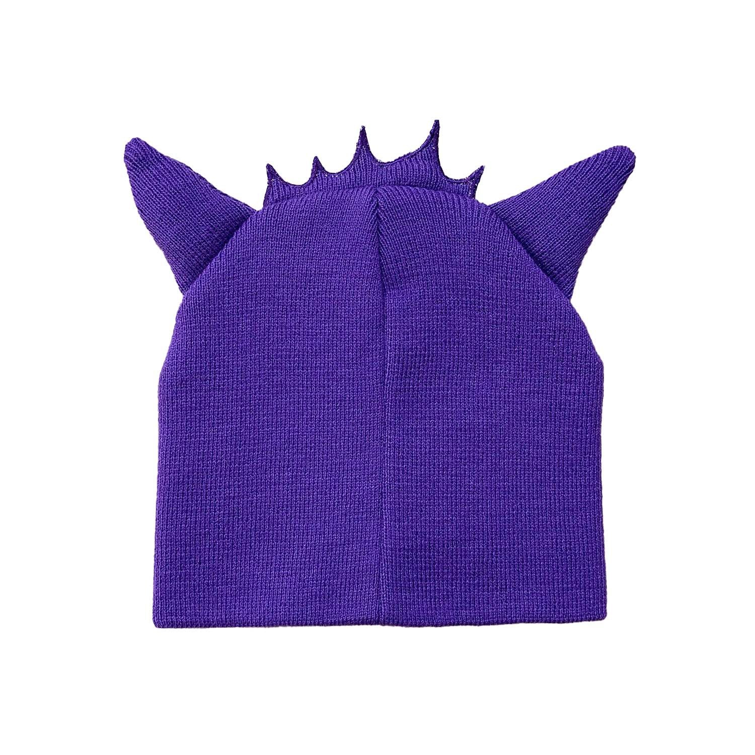 Wholesale cartoon big mouth red eyes embroidery wool knitted beanie hat