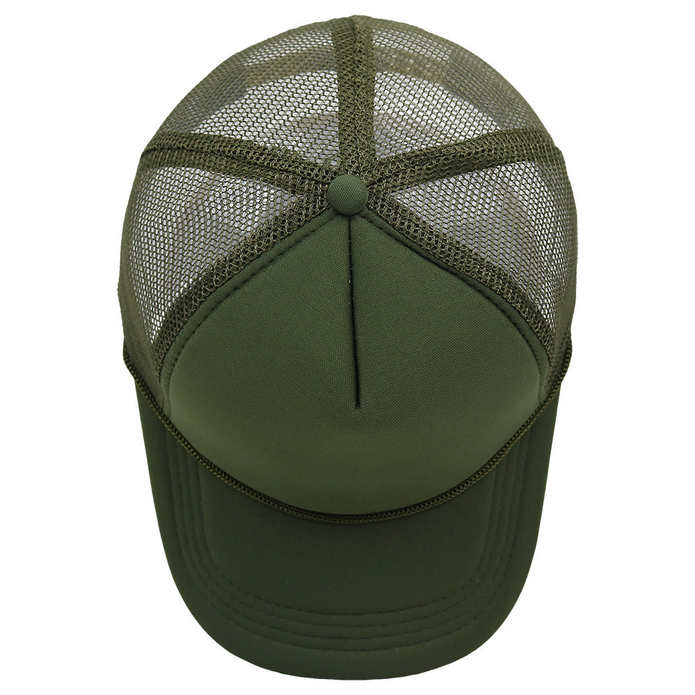 Wholesale DIY Blank Solid Color String Trucker Hat Printed Embroidery Baseball Cap ACC-HT-HaiPu005