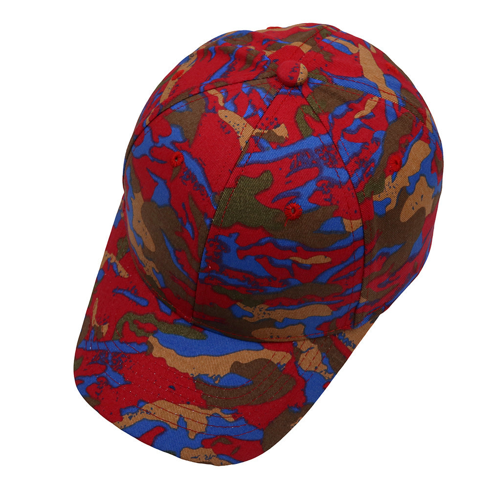 Wholesale Camouflage Baseball Cap Outdoor Tie-dye Pure Cotton Hat ACC-HT-HaiPu017