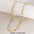 Wholesale All-match Pin Chain 18K True Gold Chain