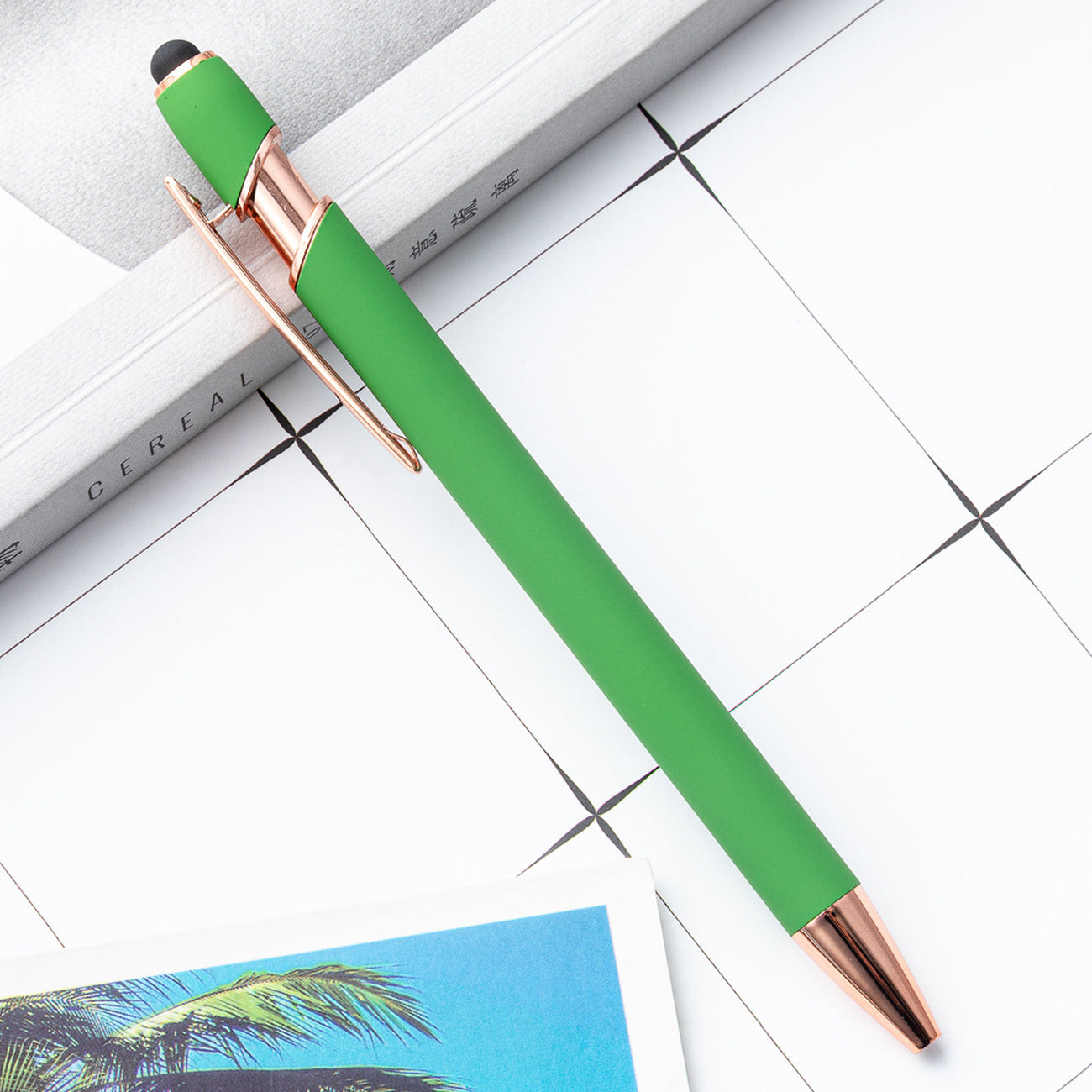 Wholesale Aluminum Rod Push Metal Medium Oil Pen Ballpoint Pens ACC-PN-HuaH049