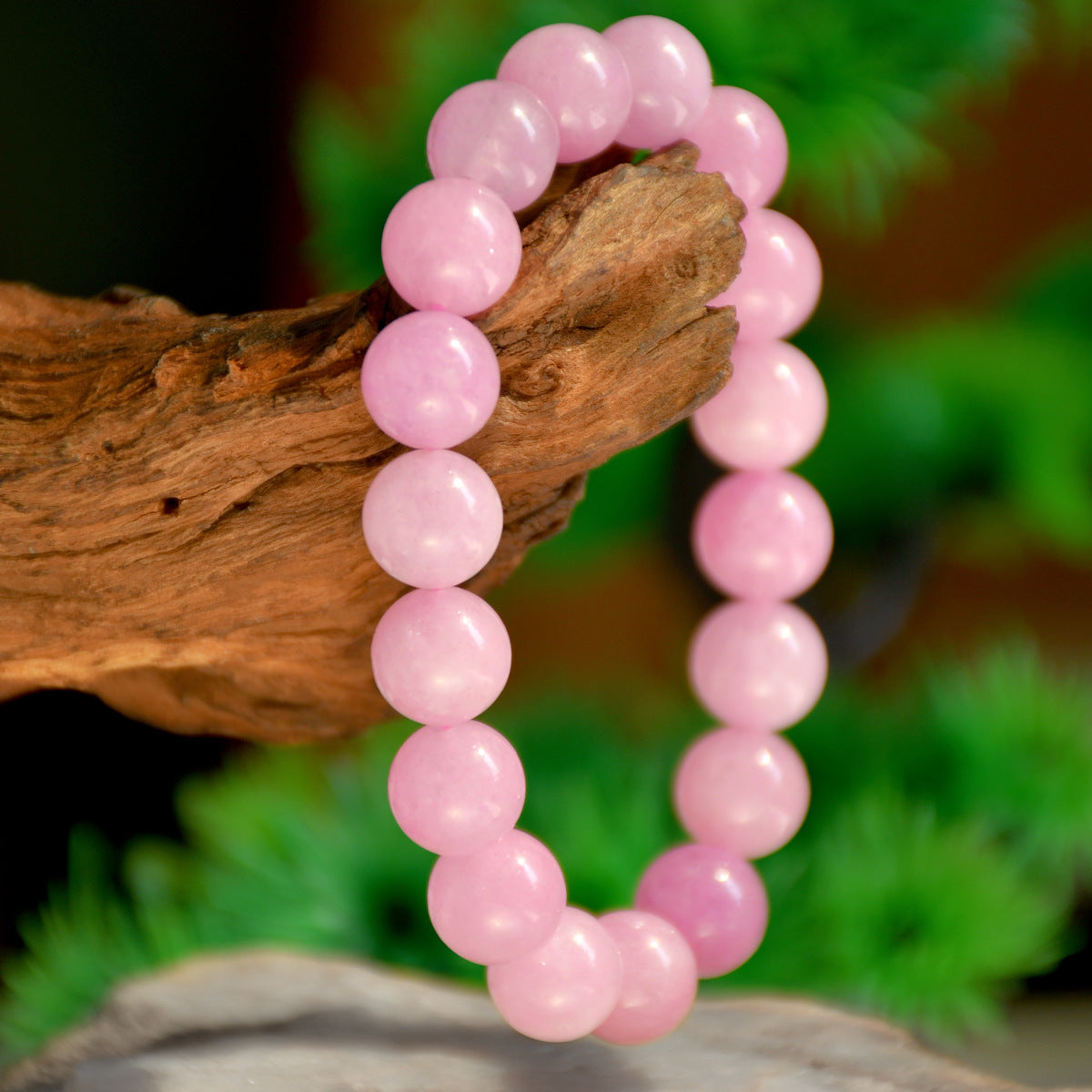 Wholesale Sweet Chinese Style Kunzite Crystal Beaded Bracelet,  Jewelry Accessory