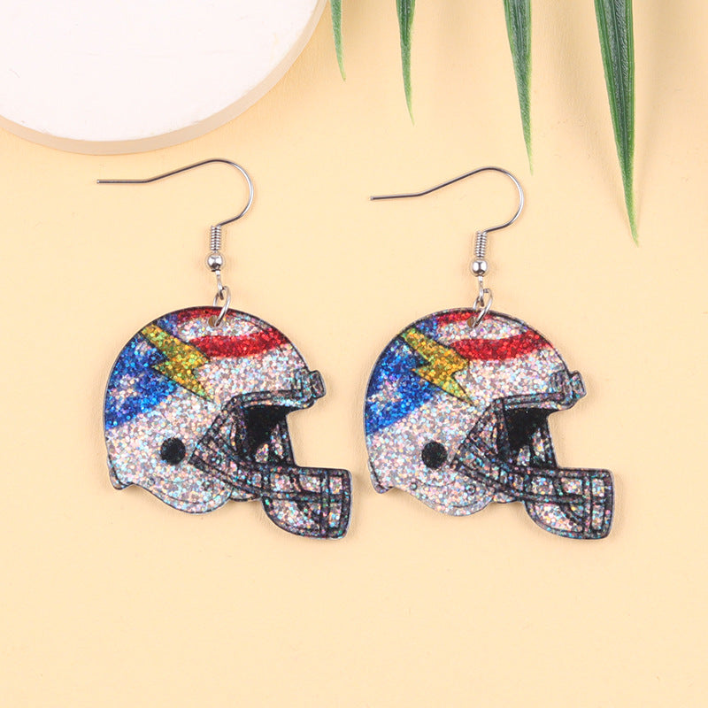 Wholesale World Cup Matches Acrylic Earrings