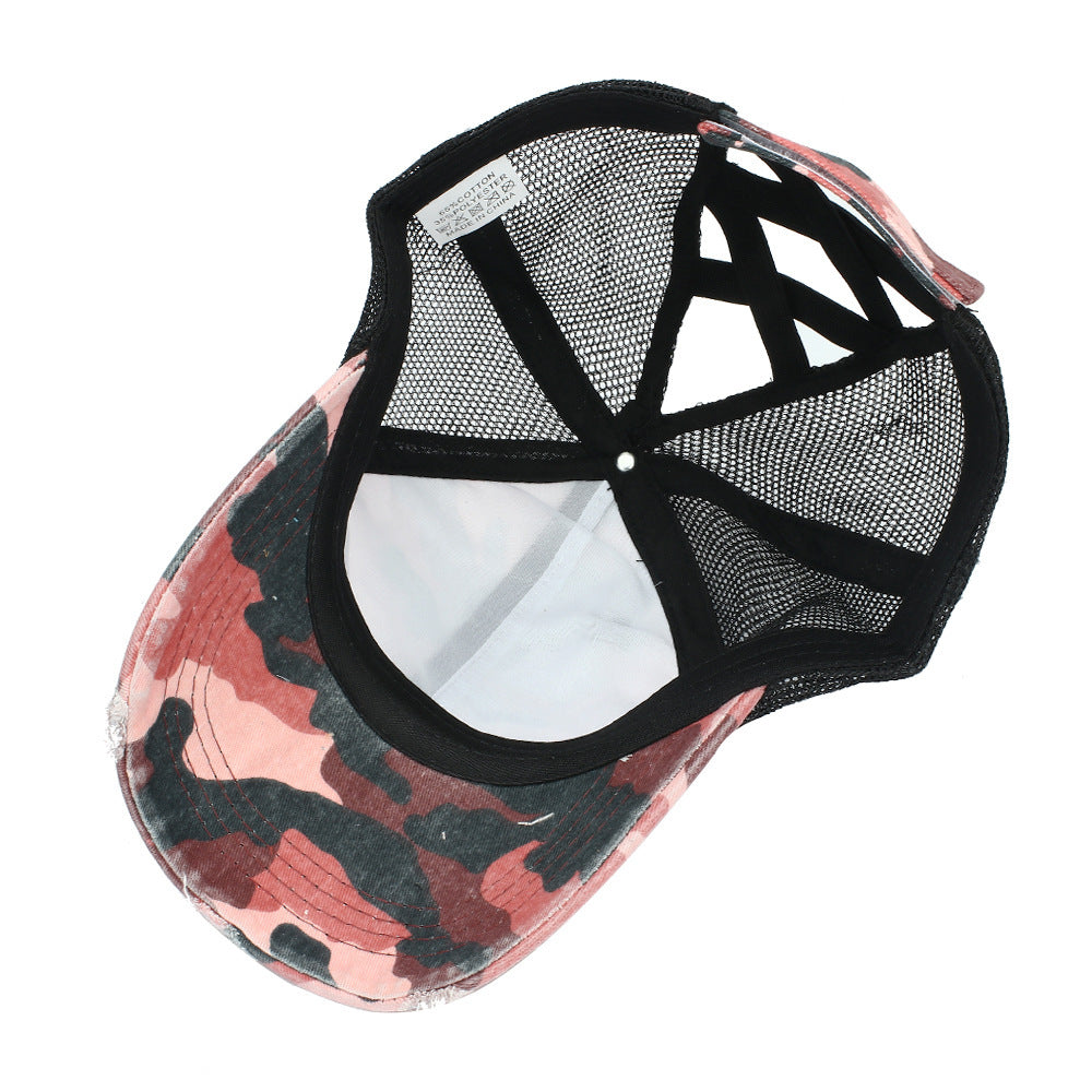 Wholesale Camouflage Cotton Mesh Baseball Cap ACC-HT-RongZhao031