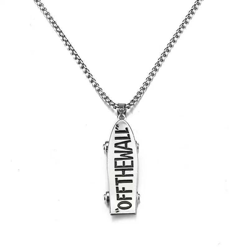 Wholesale Minimalist Letter Pendant Necklace for Hip Hop Street Fashion