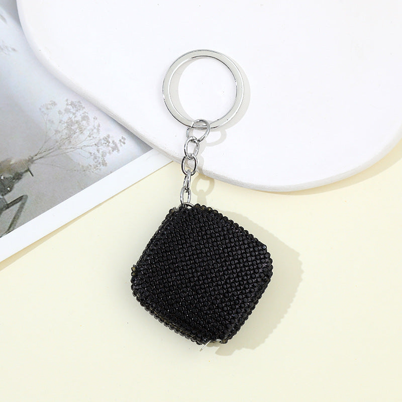 Wholesale Mini Portable 1 Meter Measuring Ruler Soft Ruler Telescopic Ruler Keychain Creative Keychain ACC-KC-ZhiYa017