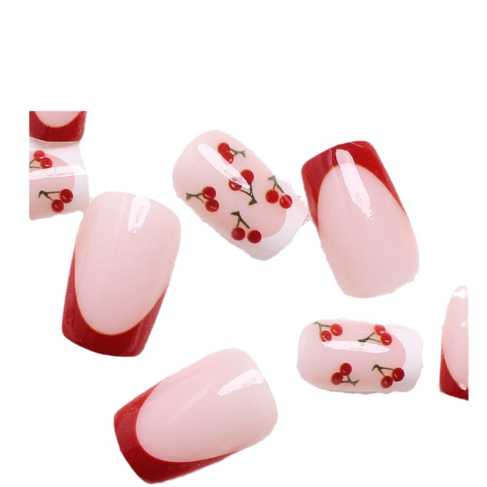 Wholesale 24 Pieces/box Press-on Nails Kits Nail Stickers ACC-NS-XingNai010