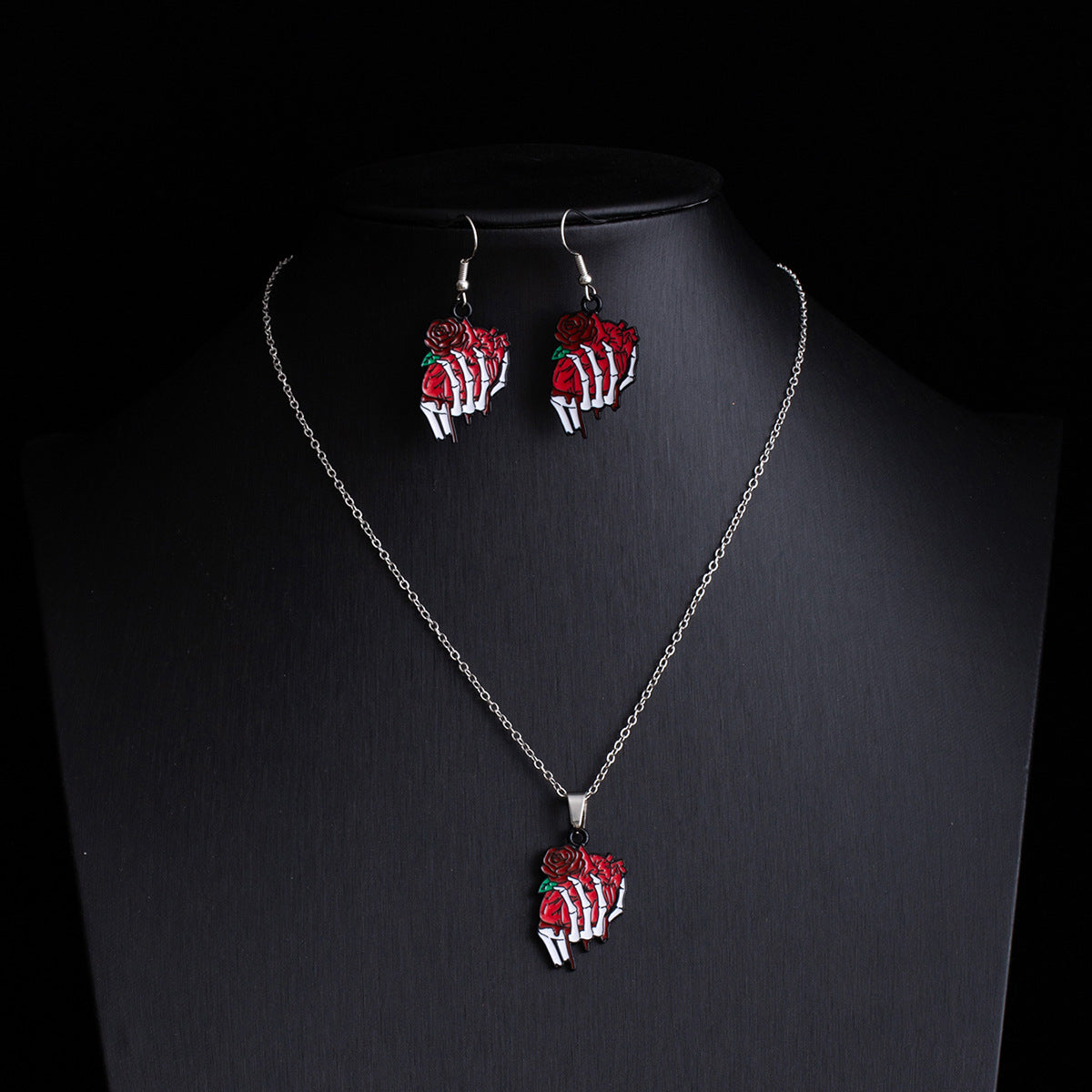 Wholesale Gothic  cartoon ghost earrings skull jewelry