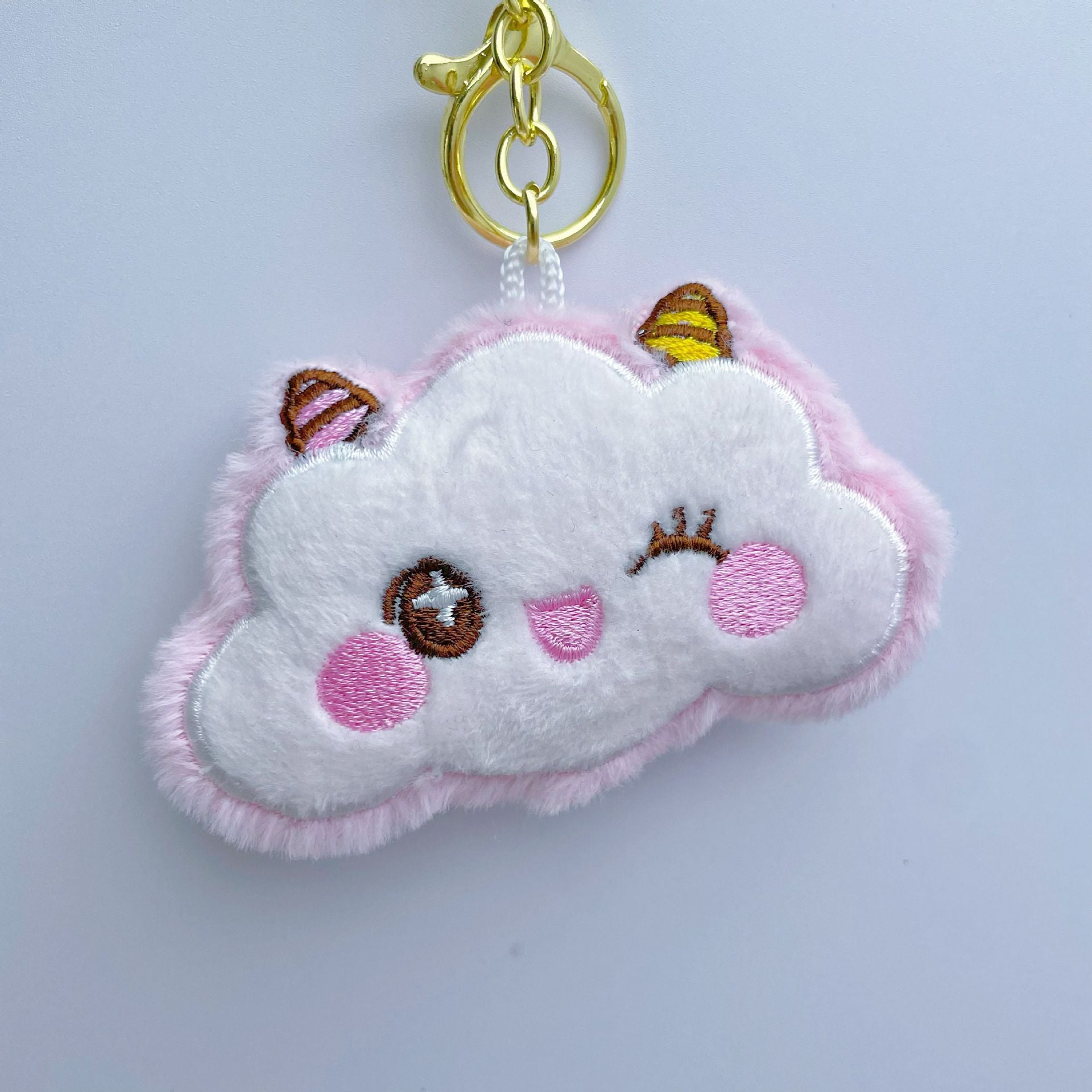 Wholesale Plush Cloud Bag Charm Keychain Fashion Accessory for Party and Everyday Use