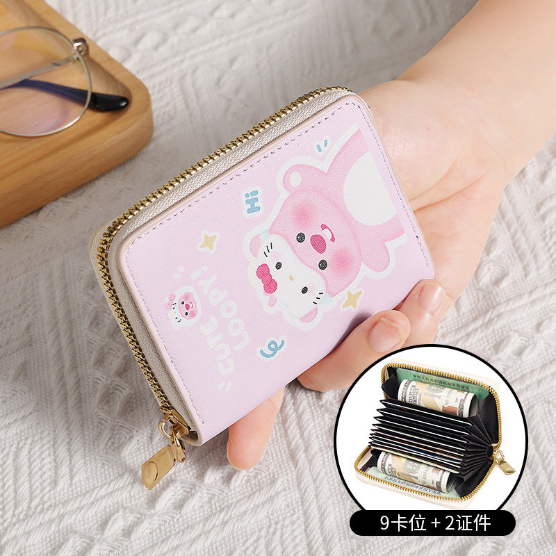 Wholesale Cat Accordion Card Holder Wallet ACC-WT-Jial001