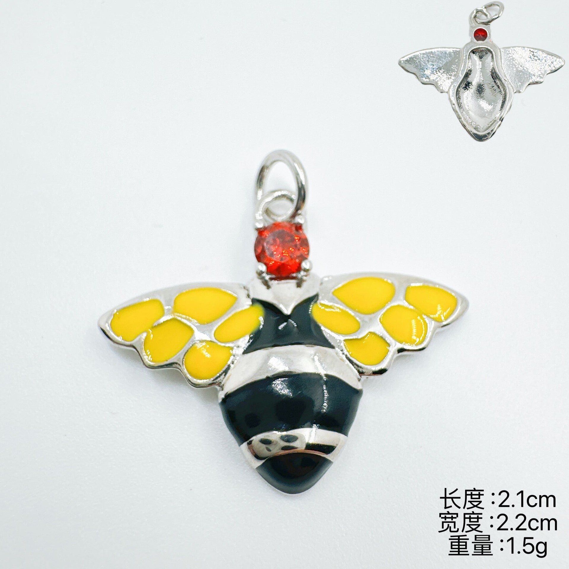 Wholesale Trendy Bee Butterfly Necklace Copper Electroplated Layering Jewelry Gift for Women