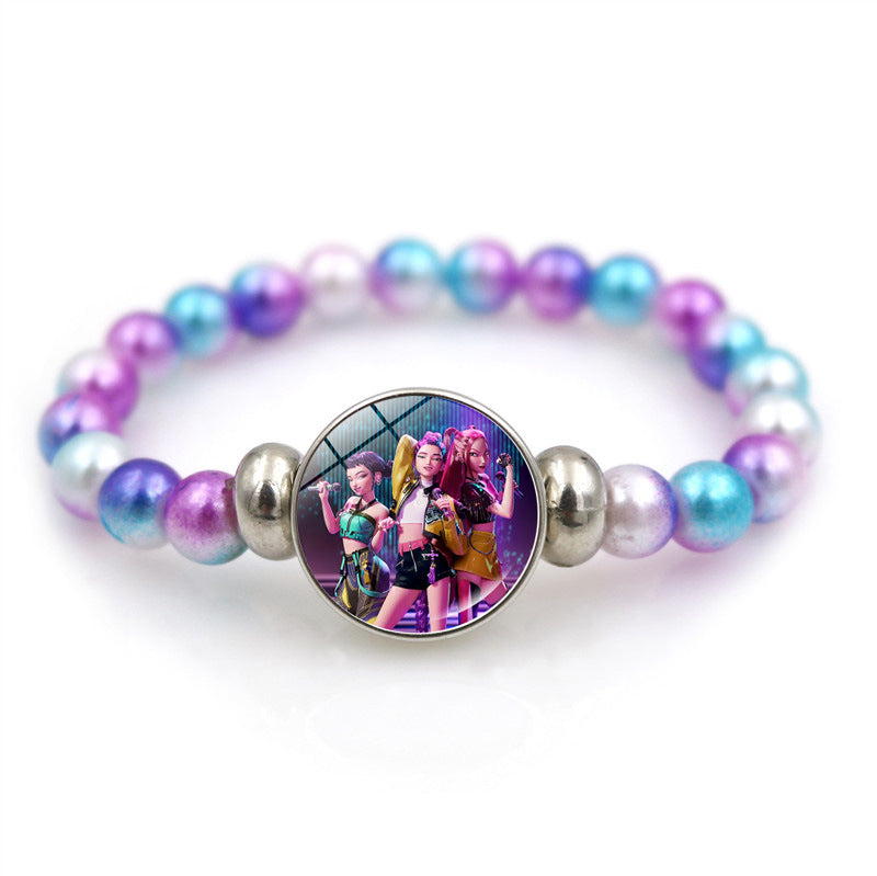 Wholesale Resin K-POP Beaded Bracelet ACCVIP