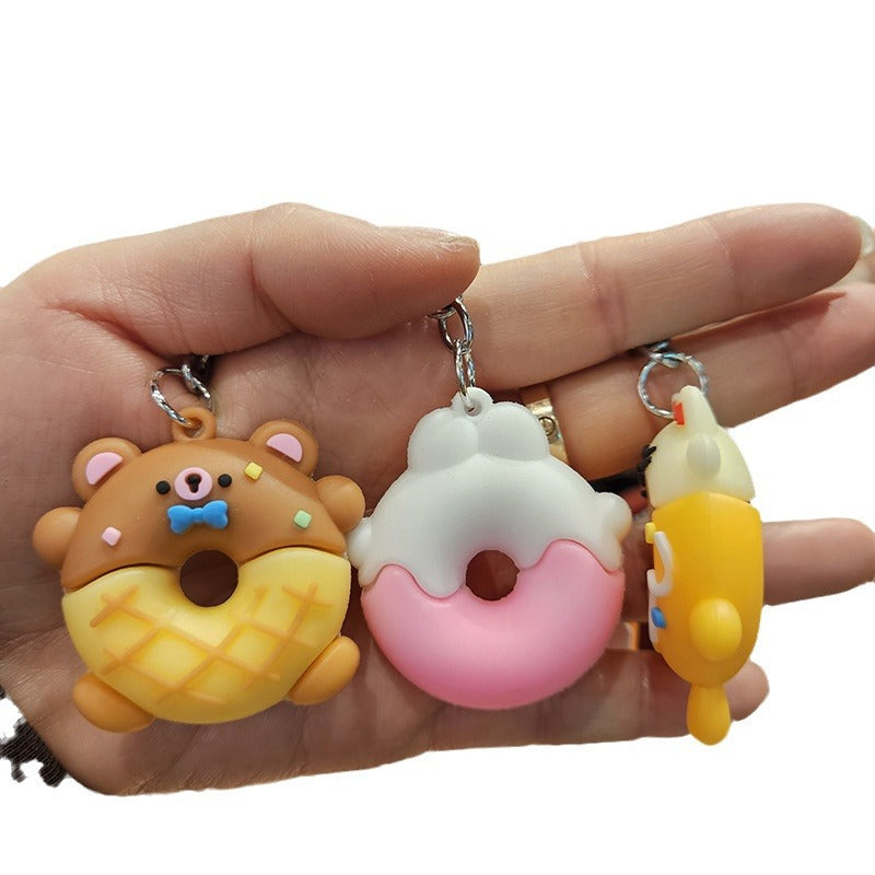 Wholesale Cartoon PVC Soft Keychains Cute Keychain ACC-KC-YiZhuo001