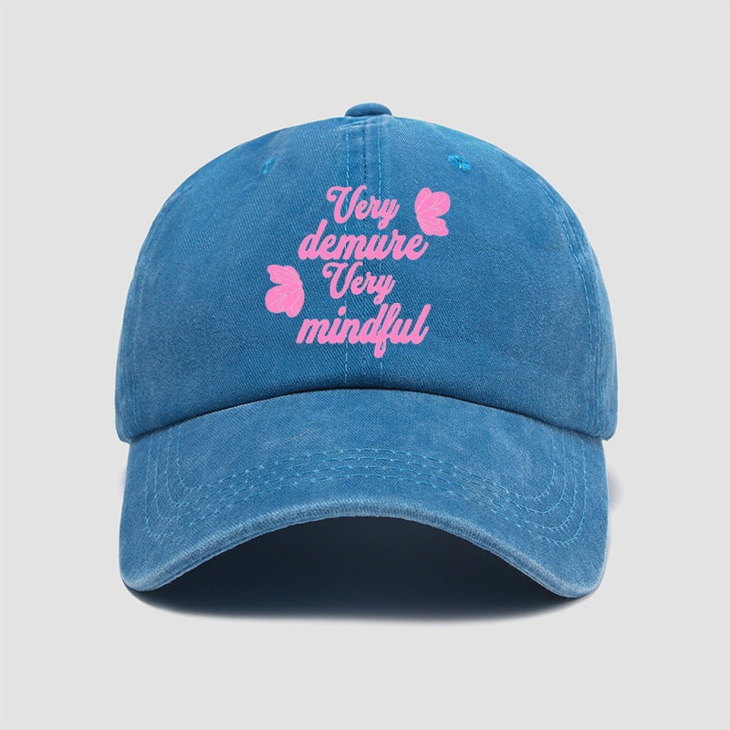 Wholesale Washed Cotton Baseball Cap Retro Letter Old Cap