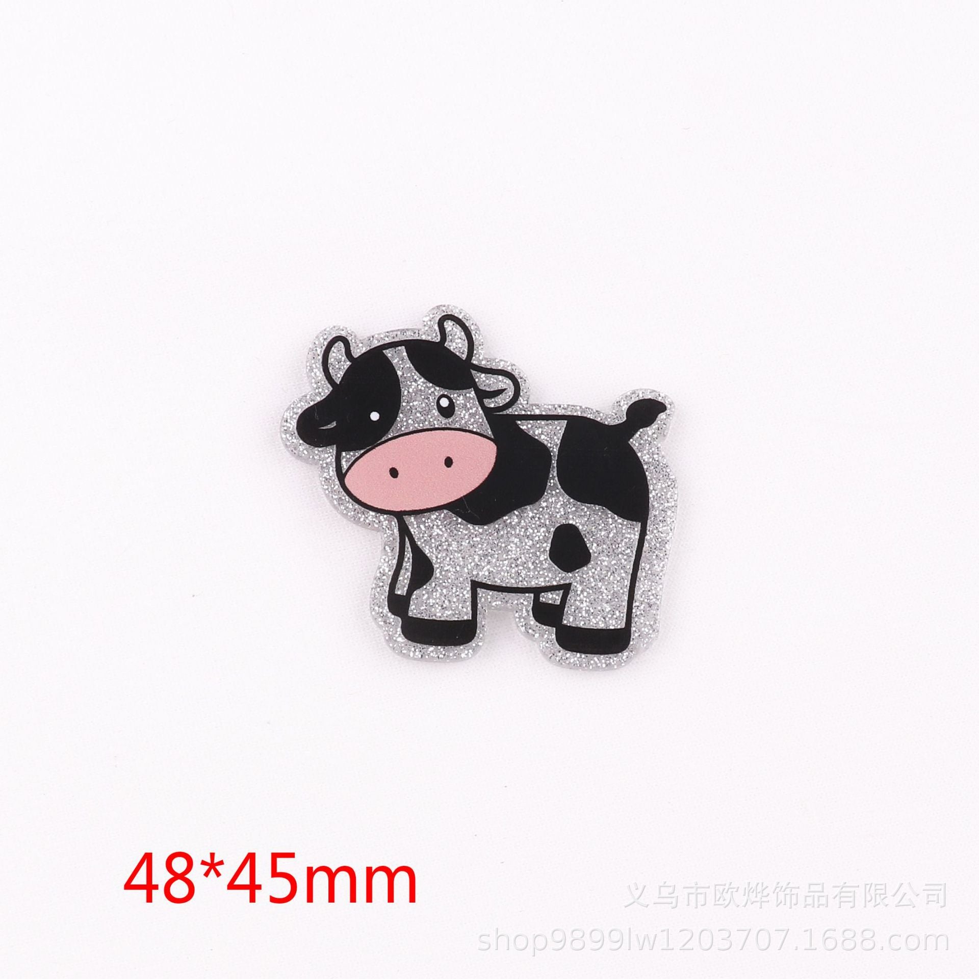 Wholesale 10pcs DIY Flatback Cartoon Acrylic Flatback Badge Reels Retractable Keychain DIY Accessories ACC-FK-OuYe008