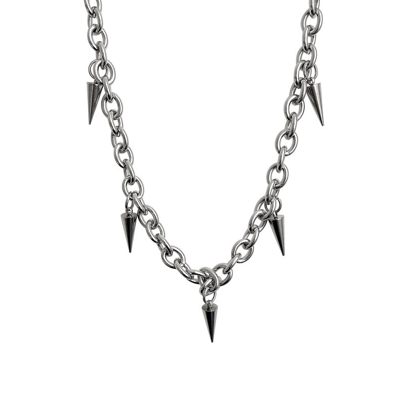 Wholesale  Pearl awl titanium steel necklace  light luxury cross accessories