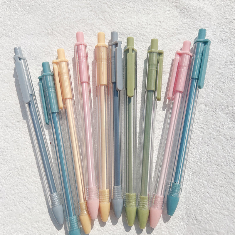Wholesale full needle tube press pen plastic ballpoint pen